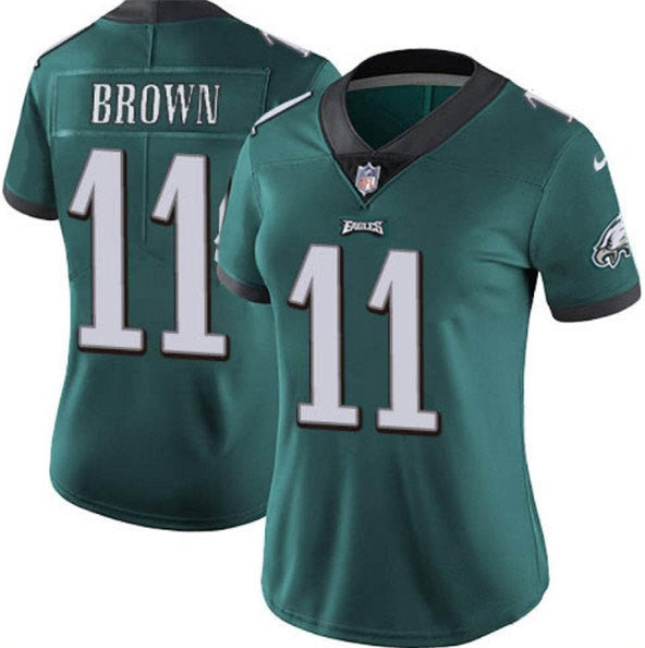 A.J. Brown Philadelphia Eagles green Vapor jersey