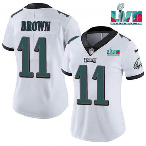 A.J. Brown Philadelphia Eagles white Vapor jersey