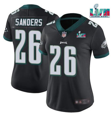 Miles Sanders Philadelphia Eagles black Vapor jersey