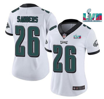 Miles Sanders Philadelphia Eagles white Vapor jersey