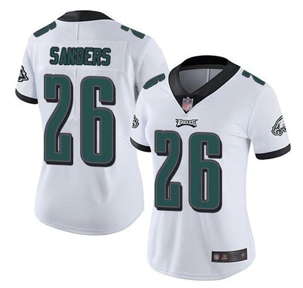 Miles Sanders Philadelphia Eagles white Vapor jersey