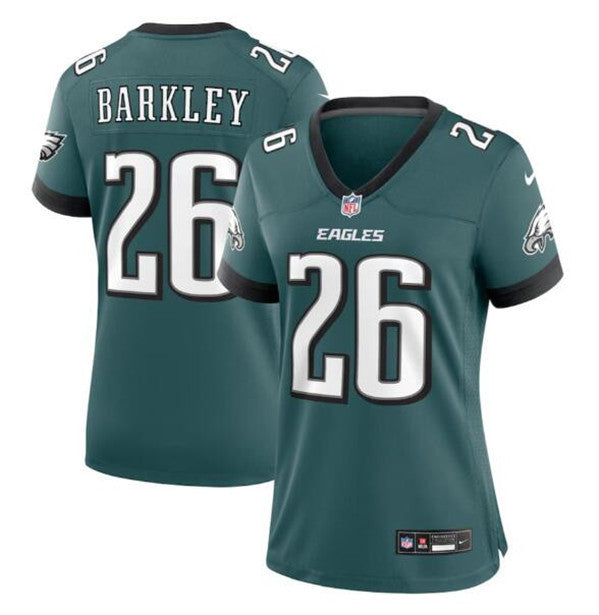 Saquon Barkley Philadelphia Eagles green jersey