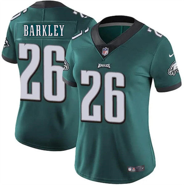 Saquon Barkley Philadelphia Eagles green Vapor jersey