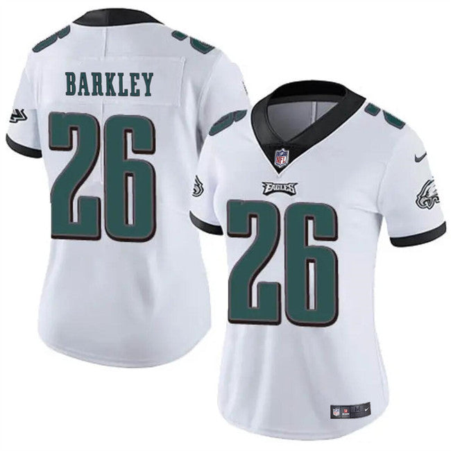 Saquon Barkley Philadelphia Eagles white Vapor jersey
