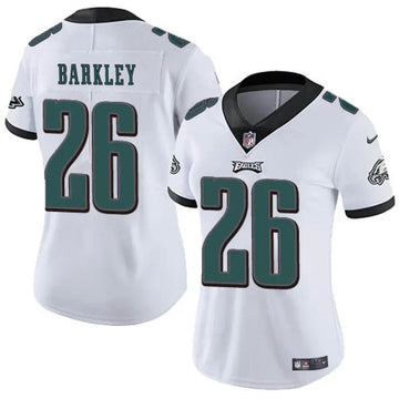 Saquon Barkley Philadelphia Eagles white Vapor jersey