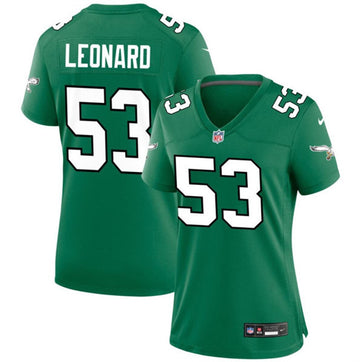 Shaquille Leonard Philadelphia Eagles green jersey
