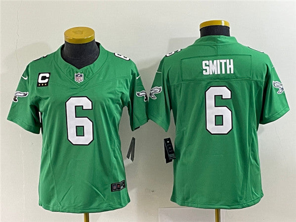 DeVonta Smith Philadelphia Eagles green jersey