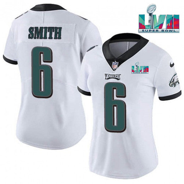 DeVonta Smith Philadelphia Eagles white Vapor jersey