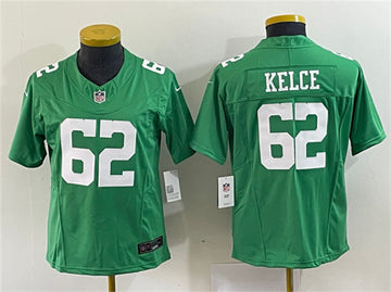 Jason Kelce Philadelphia Eagles green jersey