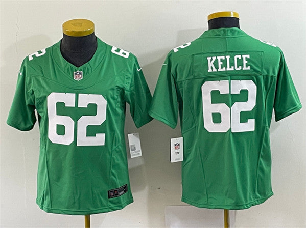 Jason Kelce Philadelphia Eagles green jersey