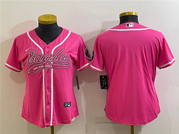 Custom Philadelphia Eagles pink jersey