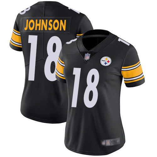 Diontae Johnson Pittsburgh Steelers black Vapor jersey