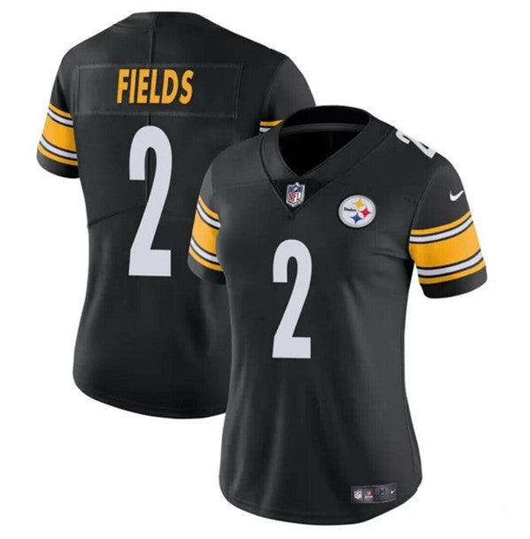Justin Fields Pittsburgh Steelers black Vapor jersey