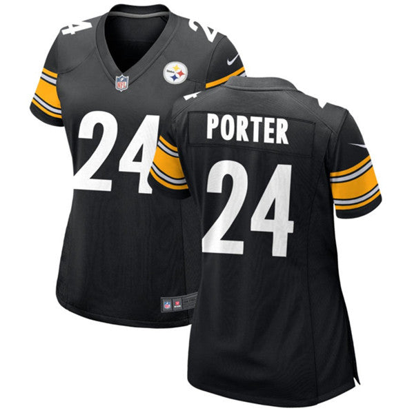 Joey Porter Jr Pittsburgh Steelers black Game jersey