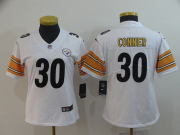 James Conner Pittsburgh Steelers white Vapor jersey