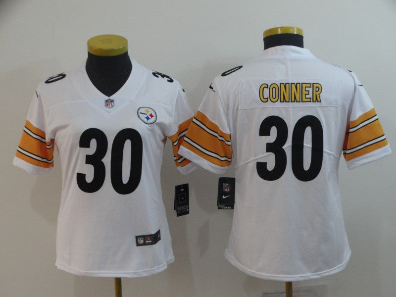 James Conner Pittsburgh Steelers white Vapor jersey