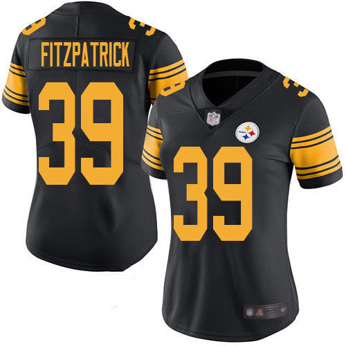 Minkah Fitzpatrick Pittsburgh Steelers black Color Rush jersey