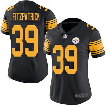 Minkah Fitzpatrick Pittsburgh Steelers black Color Rush jersey