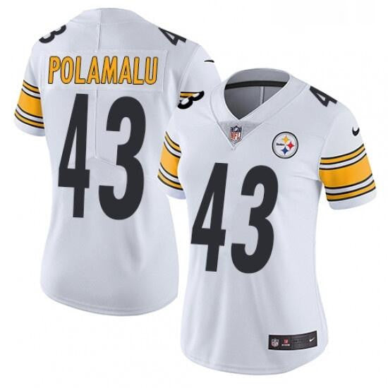 Troy Polamalu Pittsburgh Steelers black Vapor jersey