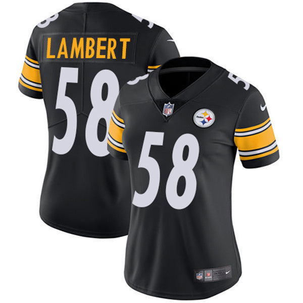 Jack Lambert Pittsburgh Steelers black Vapor jersey