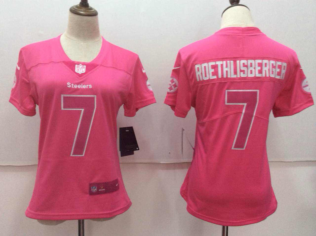 Ben Roethlisberger Pittsburgh Steelers pink Limited jersey