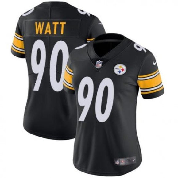 T. J. Watt Pittsburgh Steelers black Vapor jersey