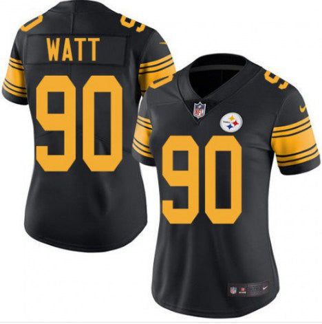 T.J. Watt Pittsburgh Steelers black Color Rush jersey