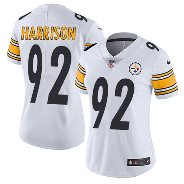 James Harrison Pittsburgh Steelers white Vapor jersey