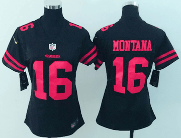 Joe Montana San Francisco 49ers black Vapor jersey