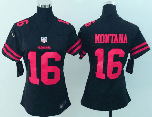 Joe Montana San Francisco 49ers black Vapor jersey