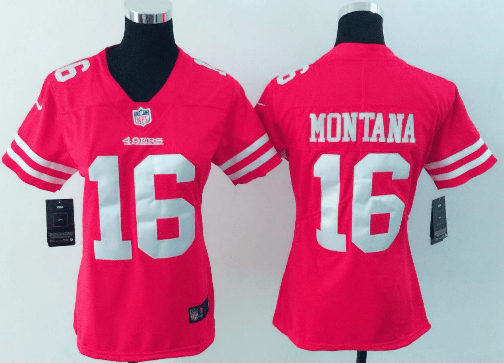 Joe Montana San Francisco 49ers red Vapor jersey