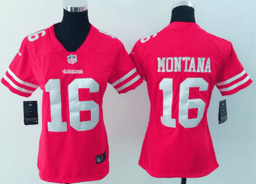Joe Montana San Francisco 49ers red Vapor jersey