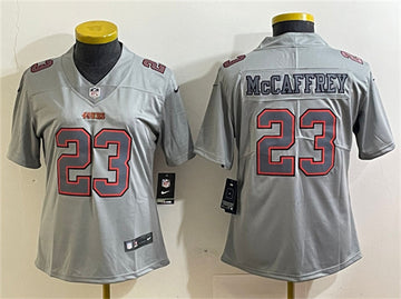Christian McCaffrey San Francisco 49ers gray Fashion jersey