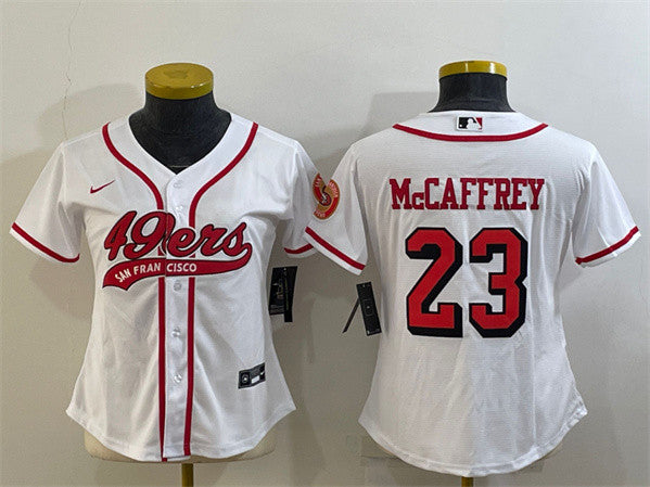 Christian McCaffrey New San Francisco 49ers white jersey