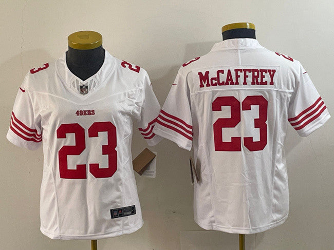 Christian McCaffrey San Francisco 49ers white Untouchable jersey