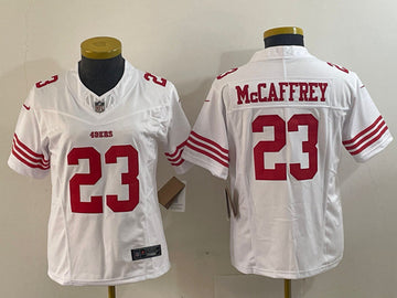 Christian McCaffrey San Francisco 49ers white Untouchable jersey