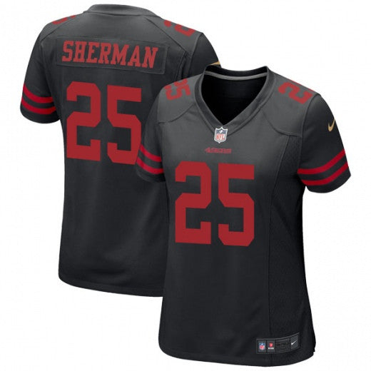 Richard Sherman San Francisco 49ers black Vapor jersey