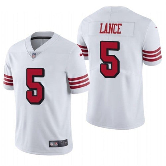 Trey Lance San Francisco 49ers white Color Rush jersey
