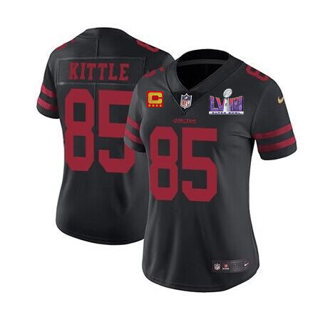 George Kittle San Francisco 49ers black Vapor jersey