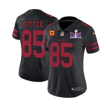 George Kittle San Francisco 49ers black Vapor jersey