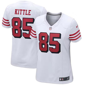 George Kittle San Francisco 49ers white Game jersey