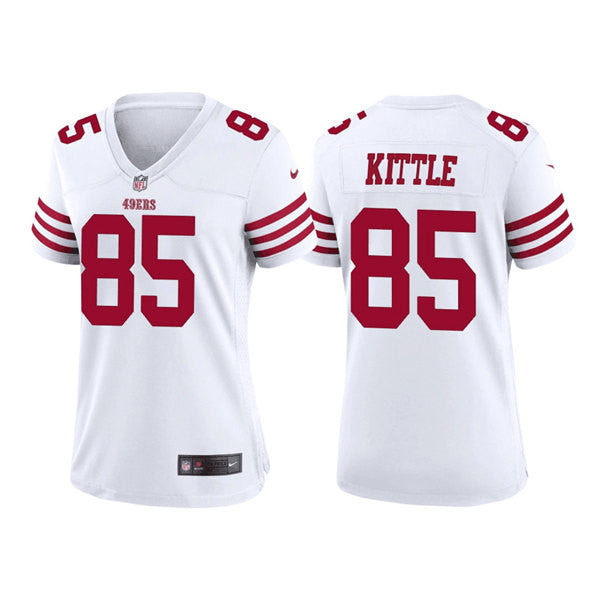 George Kittle San Francisco 49ers white jersey