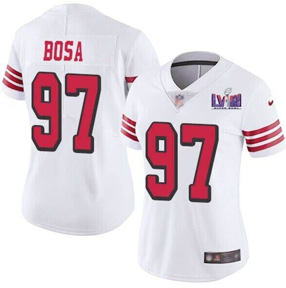 Nick Bosa New San Francisco 49ers white Vapor jersey