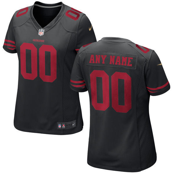 San Francisco 49ers black Game jersey