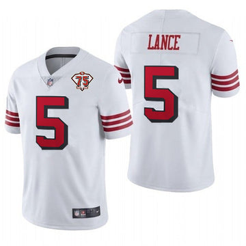Custom San Francisco 49ers white Vapor jersey