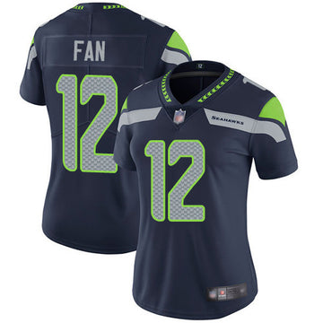 Fan Seattle Seahawks navy Vapor jersey