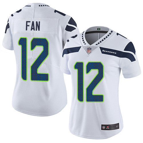 Fan Seattle Seahawks white Vapor jersey