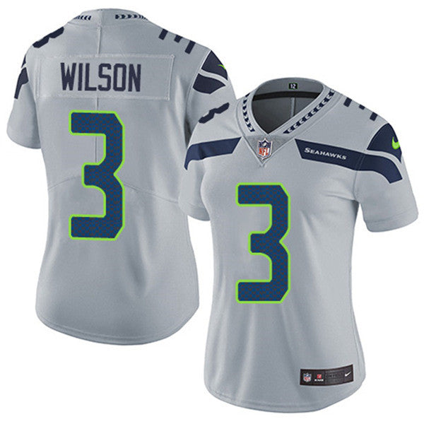 Russell Wilson Seattle Seahawks gray Untouchable jersey
