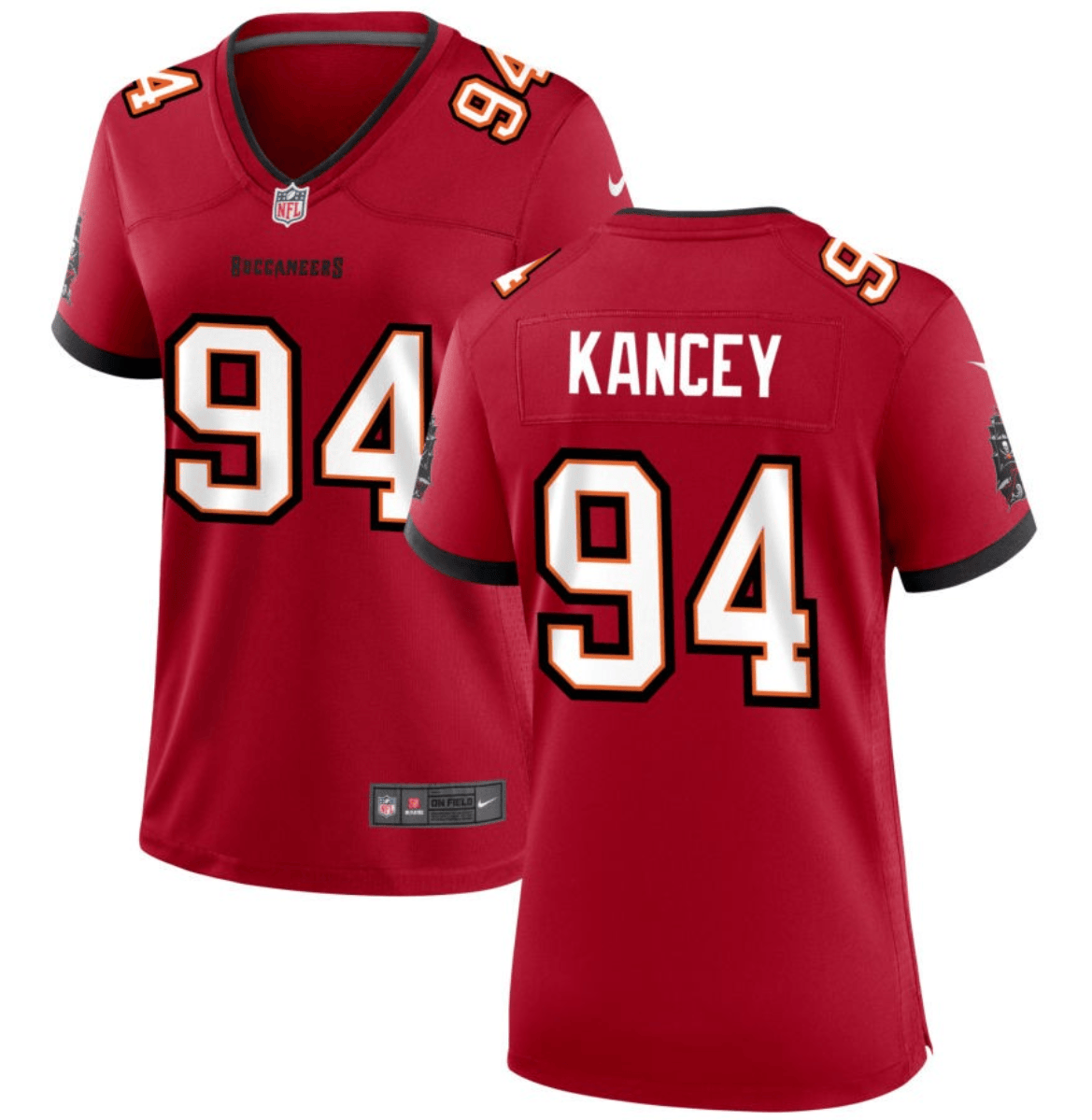 Tampa Bay Buccanee Tampa Bay Buccanee red Game jersey