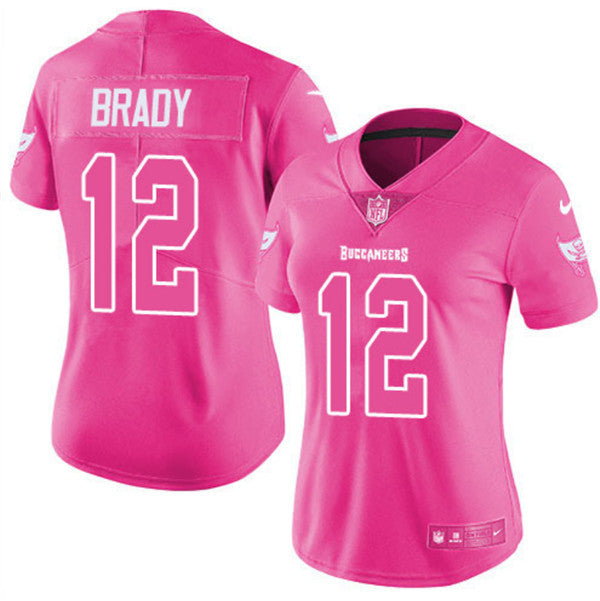Tom Brady Tampa Bay Buccaneers pink Vapor jersey